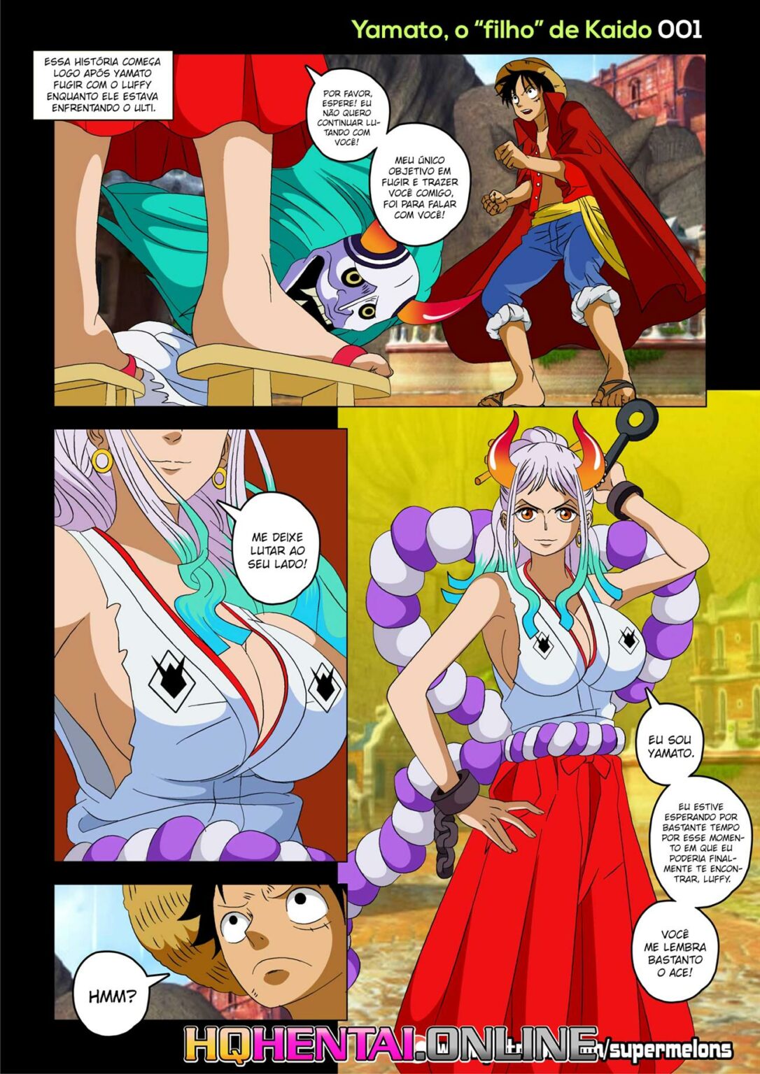 One Piece Hentai - A verdadeira Yamato