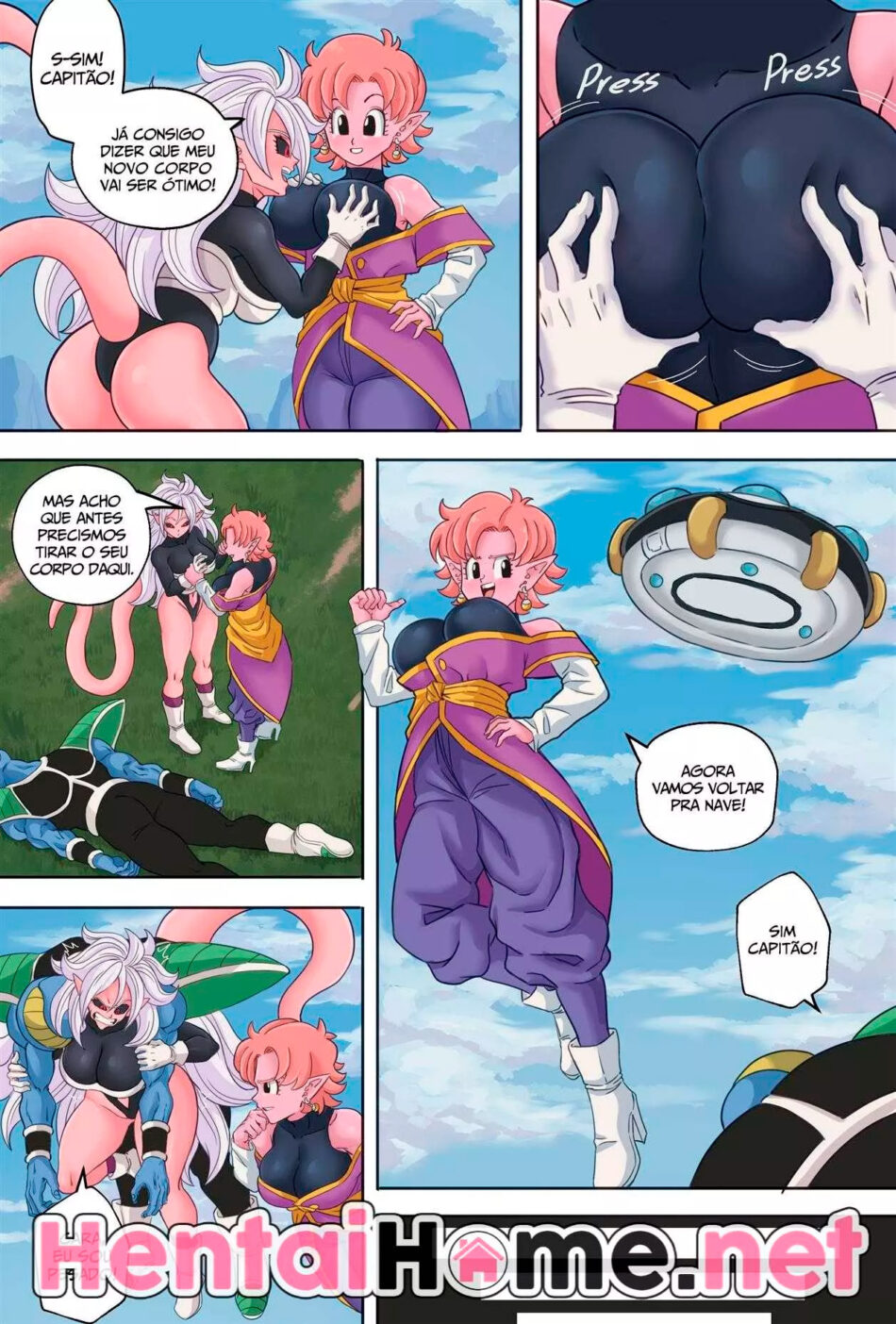 Dragon Ball Porno - A troca de corpos