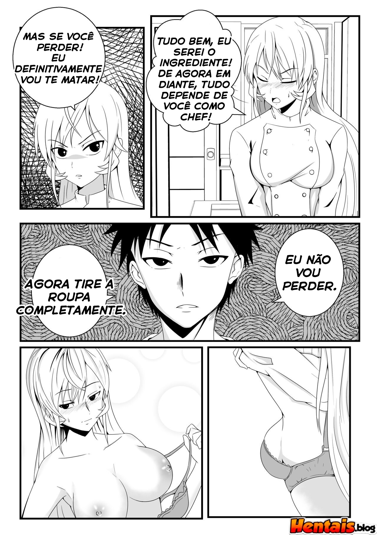Shokugeki No Soma Porno: Guerra de Comida