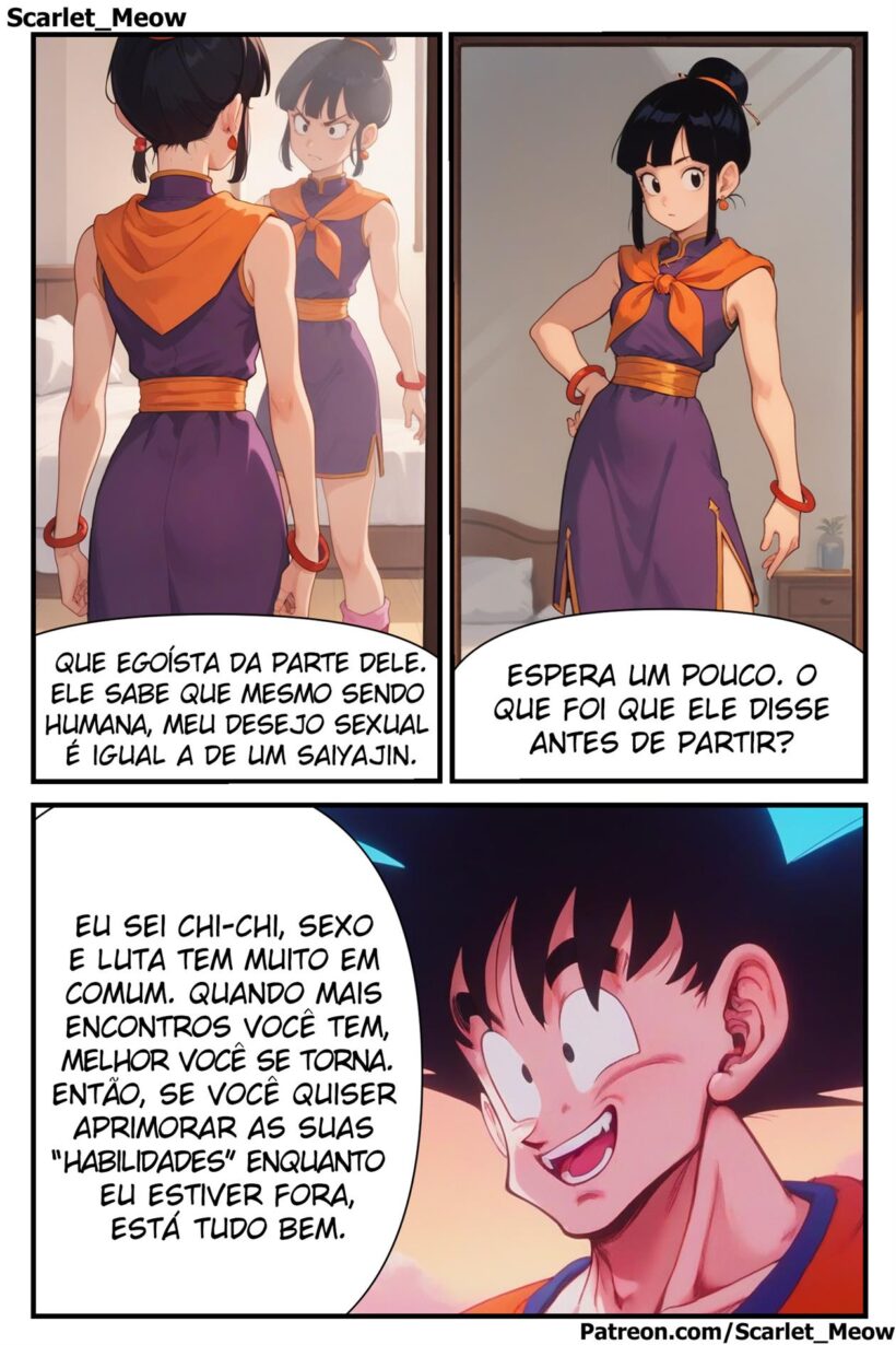 Enquanto Goku Está Fora - Dragon Ball Hentai