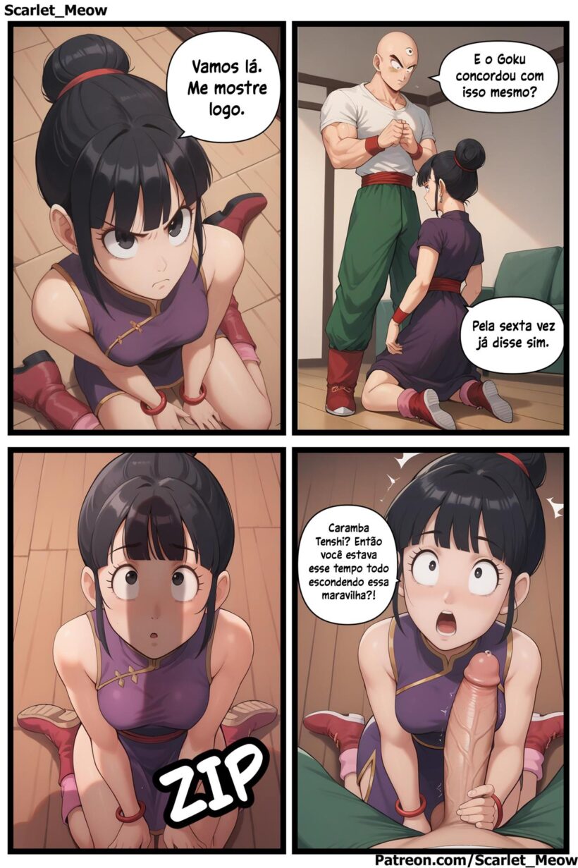 Enquanto Goku Está Fora - Dragon Ball Hentai