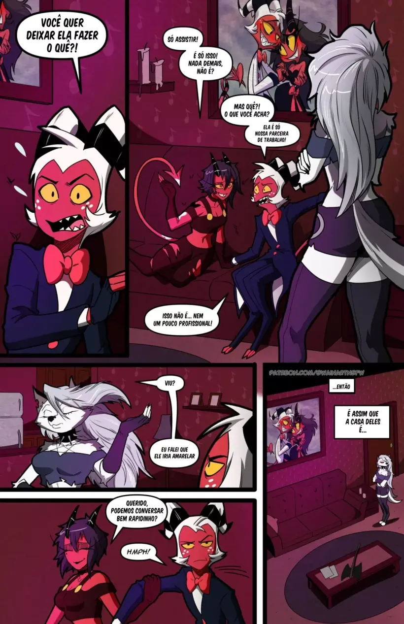 Helluva Boss HQ Adulto: Trio Infernal VL.01