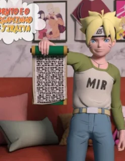 Boruto e o pergaminho do Jiraiya – Hentai 3D – Hq Porno