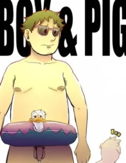 Boy & Pig – Gay Cartoon – Hq Erótica