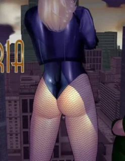 Canário Negro – Heróis Pornô – [Completo]